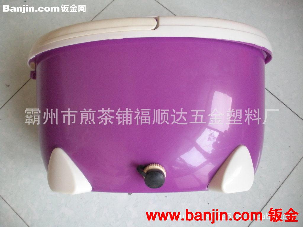 厂家直销不锈钢QQ桶拖把，自动旋转脱水拖把，墩布旋转拖把