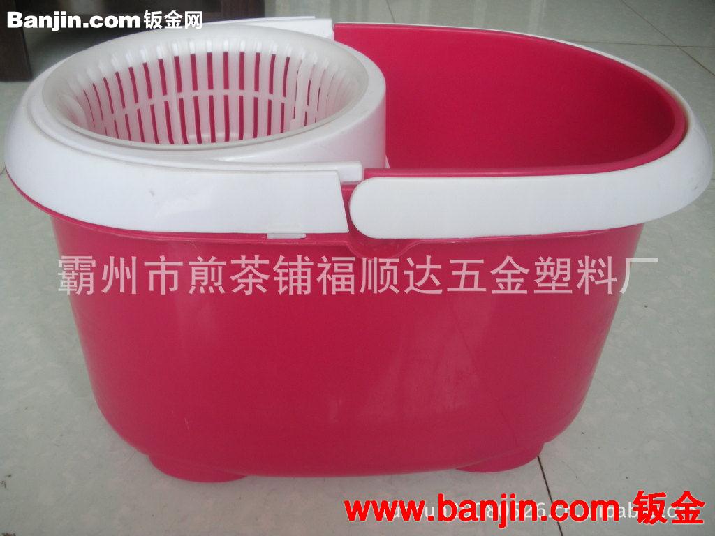 厂家直销不锈钢QQ桶拖把，自动旋转脱水拖把，墩布旋转拖把
