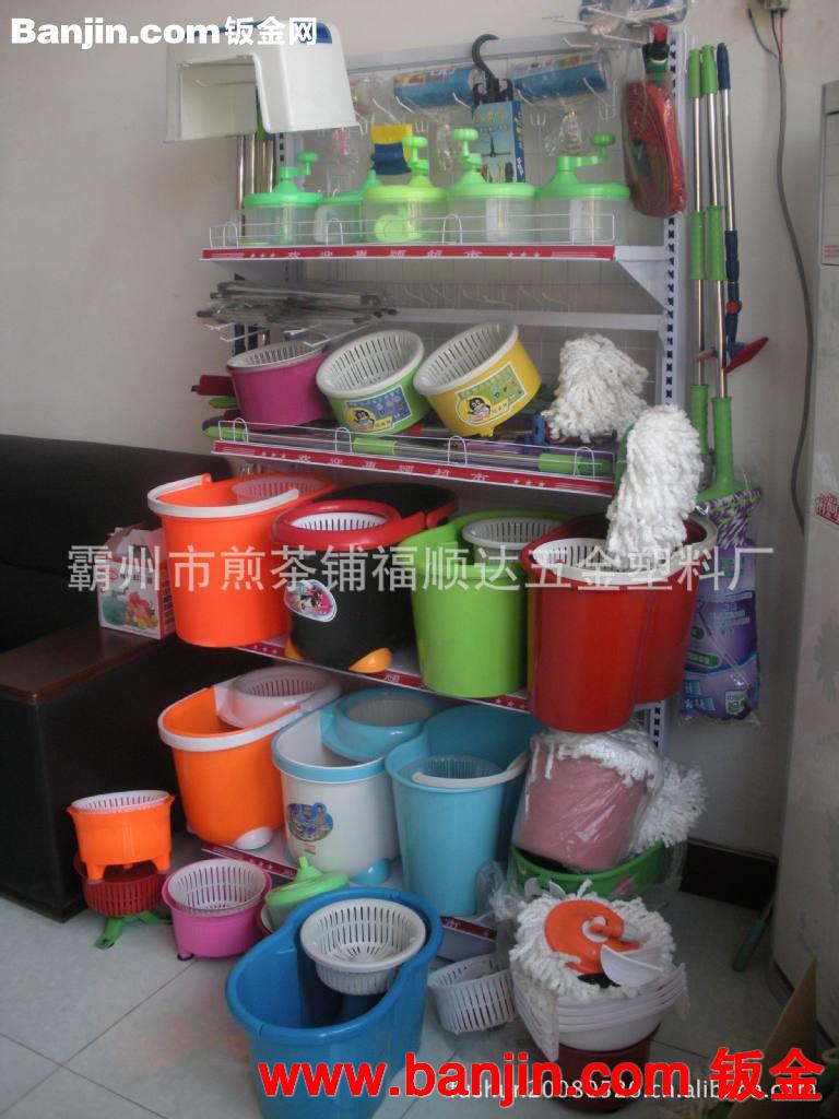 新型手压自动旋转脱水拖把，好神拖，拖布桶套装，小神拖 拖把