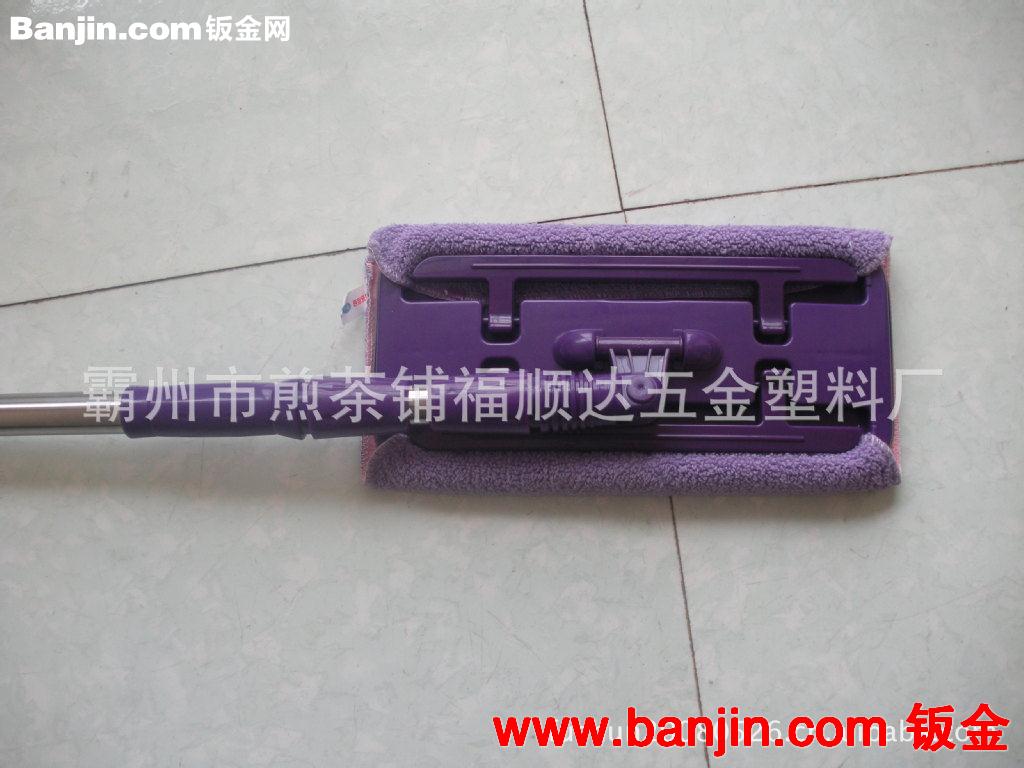 家居清洁用品批发手压式甩水拖把 免踩旋转拖把最新手压拖吧批发