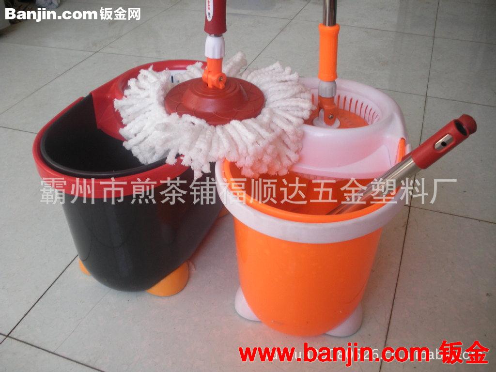 厂家直销Q桶手压好神拖，手压旋转洗涤脱水一体设计拖布桶小木马
