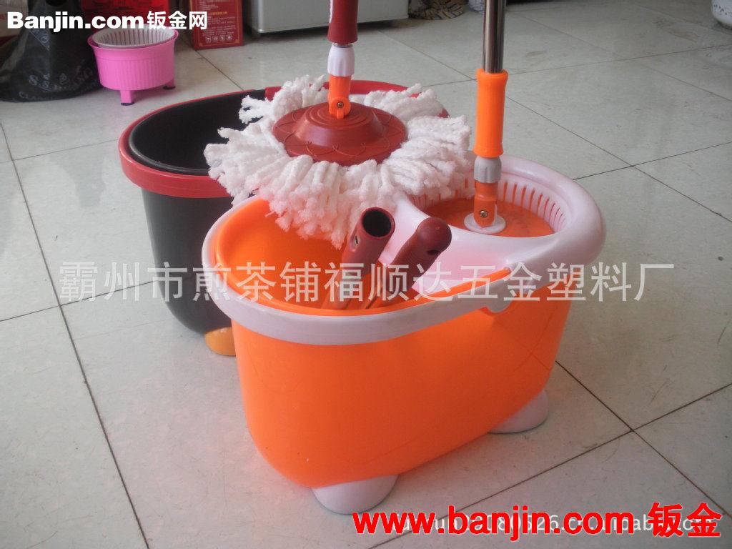 厂家直销Q桶手压好神拖，手压旋转洗涤脱水一体设计拖布桶小木马