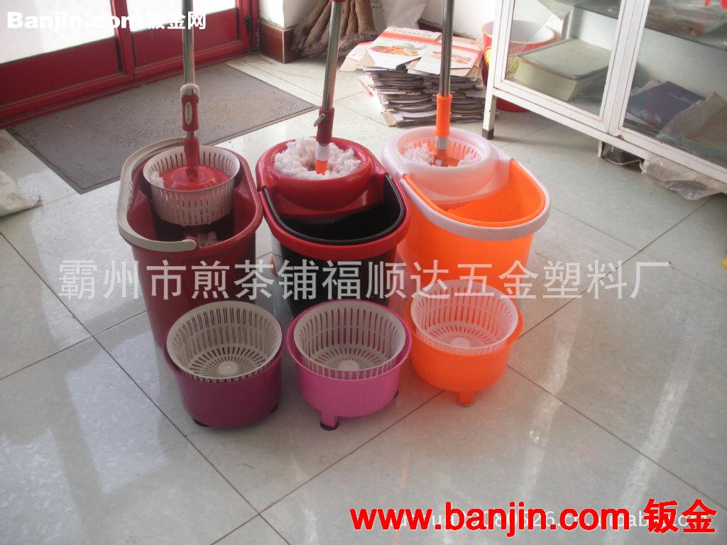 厂家直销Q桶手压好神拖，手压旋转洗涤脱水一体设计拖布桶小木马