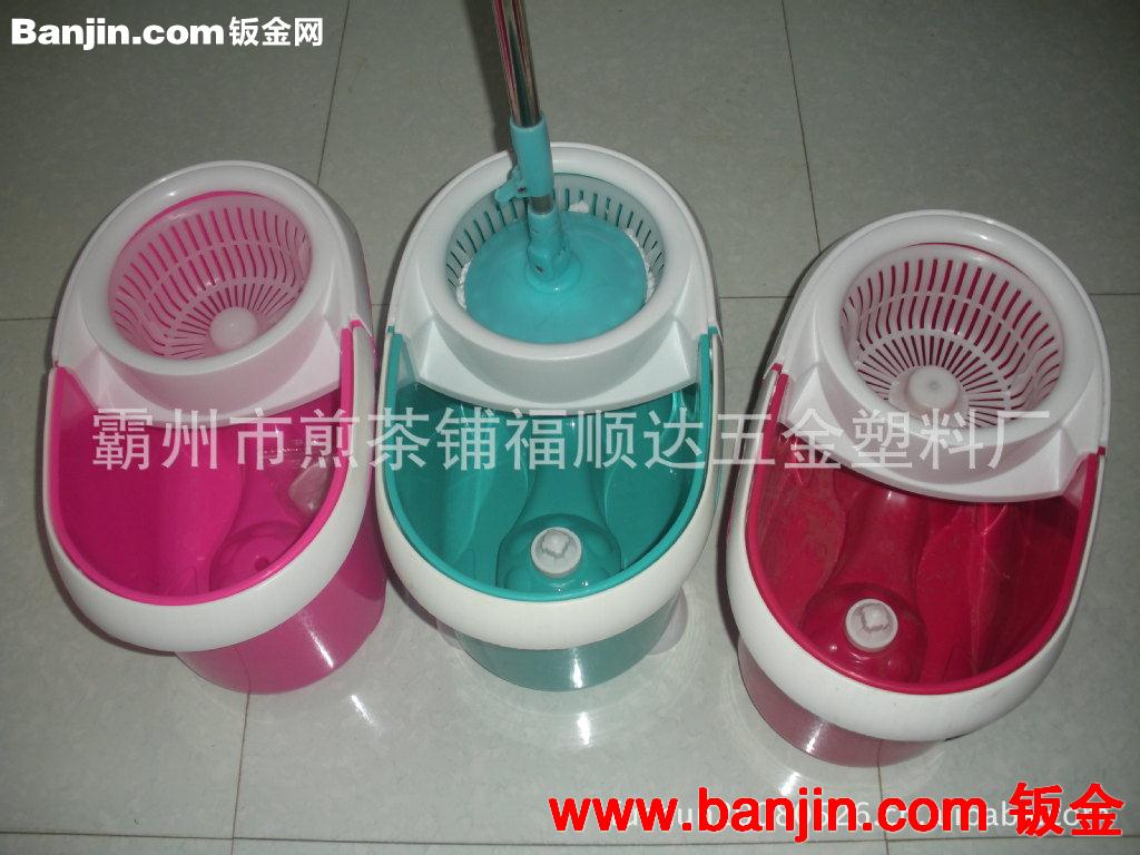 厂家直销Q桶手压好神拖，手压旋转洗涤脱水一体设计拖布桶小木马