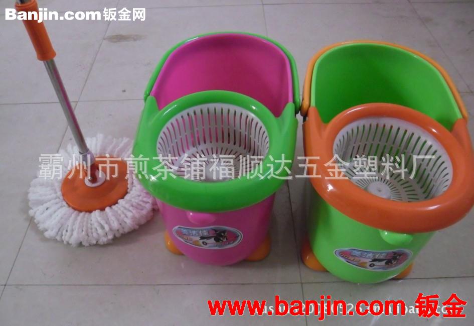 全国最低价供应手压双色旋转脱水墩布，拖把，好神拖，魔术脱水