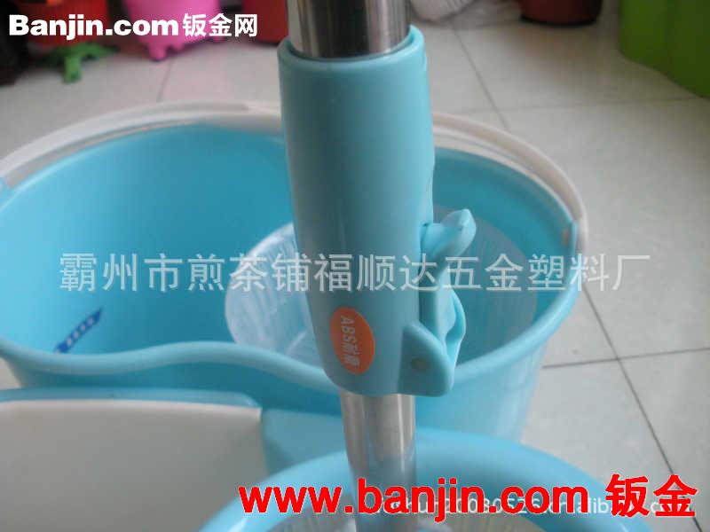 最新款QQ旋转拖把，手压旋转甩水拖把，新时尚小木马免脚踩拖把
