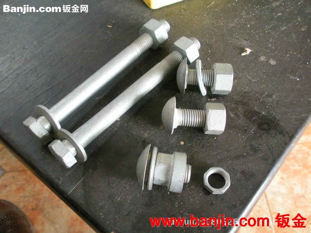 供应公路设施用各种冲压件，冲压加工，连接件，热镀锌加工