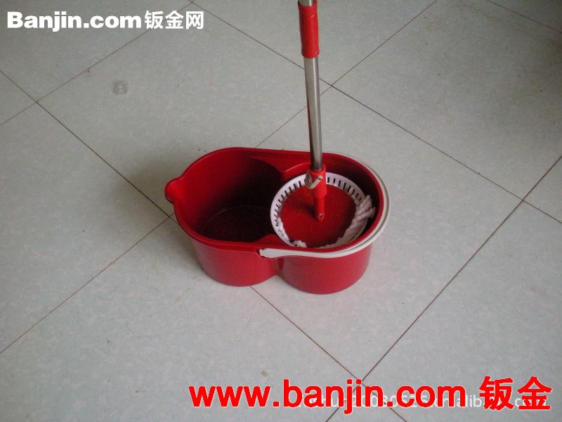 专业注塑加工 甩水拖把，手压拖把旋转拖把模具开发制造神奇拖把