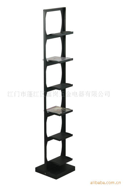 供应落地式铁制喷塑CD 架、光盘架、杂志架、刊物展示架