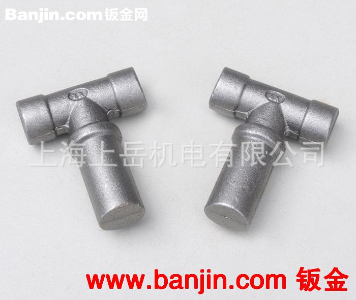 316L不锈钢焊接卡套接头毛坯锻件四通SAE-GB-ISO法兰冷锻异形毛坯
