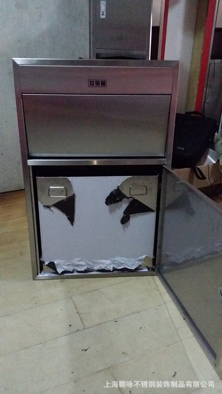 加工定做万达影院用暗装加大垃圾桶