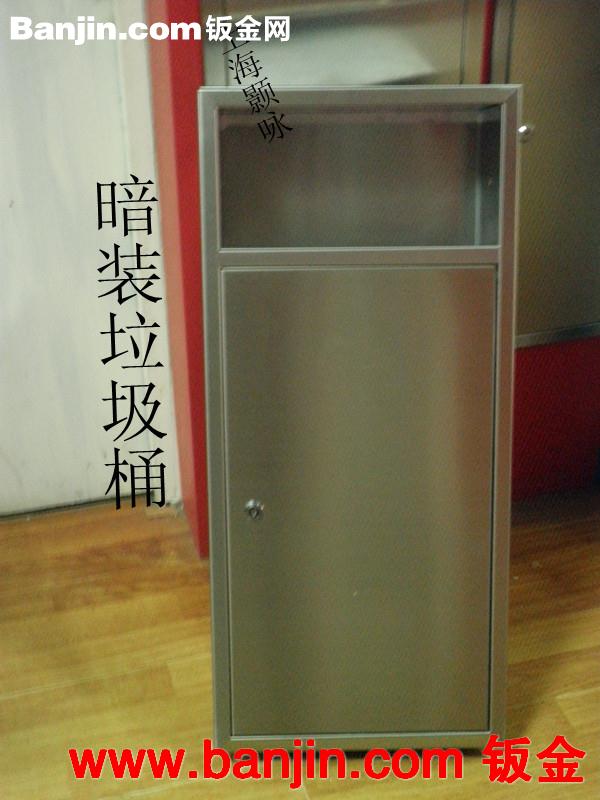 供应酒店,写字楼用 暗装304不锈钢垃圾桶