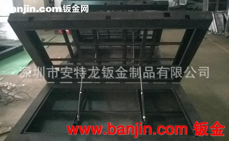 生产销售 安特龙LED超高亮显示屏箱体 带气动杆前翻箱体