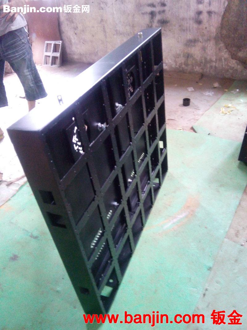 批量生产P10全彩简易带后盖铝箱体 显示屏箱体批发
