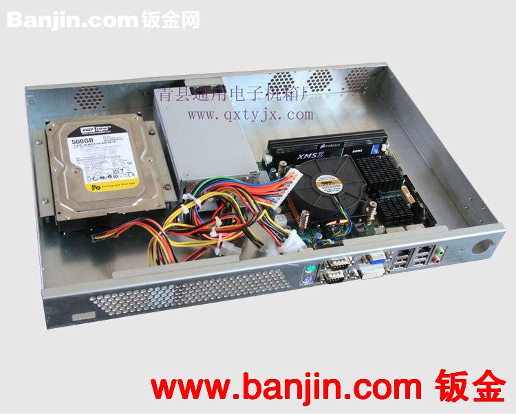 北京青县厂家可定做工控机箱设计加工1u 2u 3u不锈钢钣金机箱