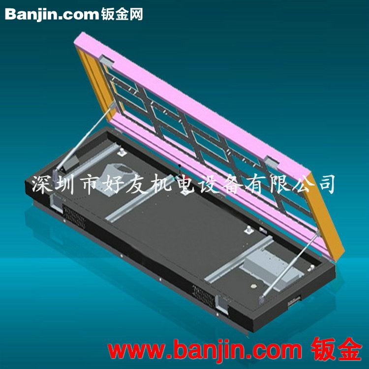 承接各类 集成双色前翻led箱体