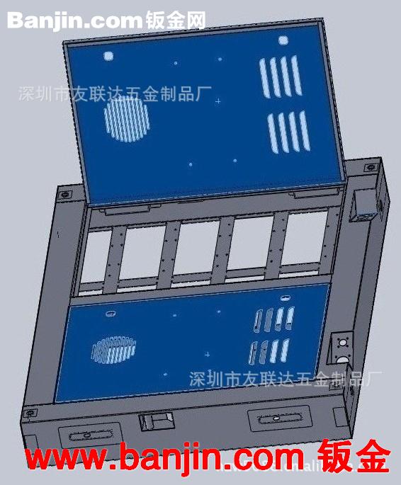 LED 前 维护箱体