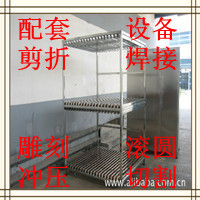 上海不锈钢推车制作加工厂  不锈钢传动架定做