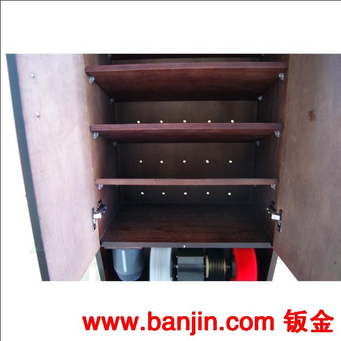 【厂家】新款银路牌实木鞋柜式自动擦鞋机/家用擦鞋机