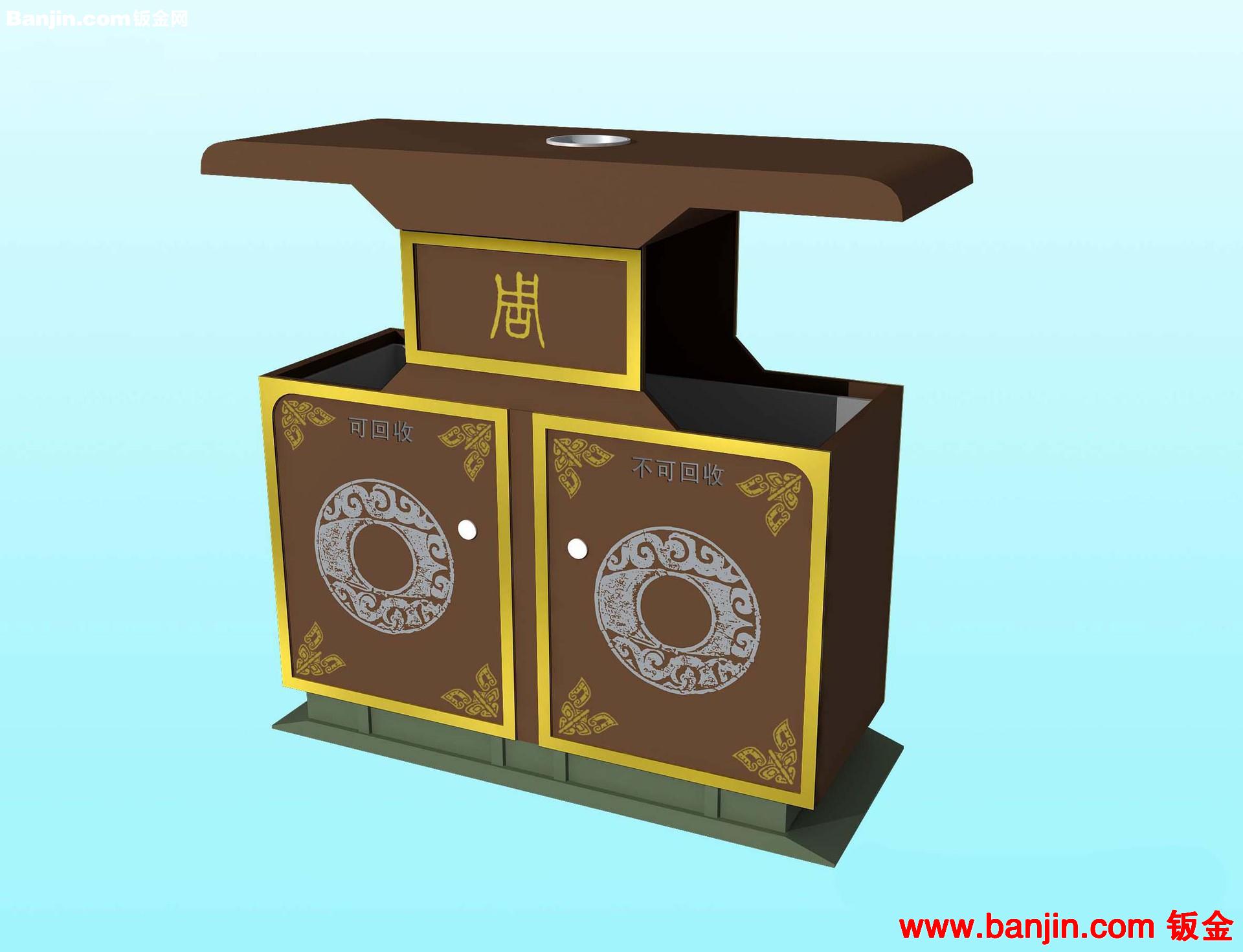 厂家订做 欧式不锈钢垃圾桶 户外果皮箱 公共场所公园创意垃圾桶 
