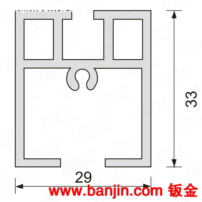 经销批发JRX-Y-2933-1.3工业铝型材 重型工业铝型材