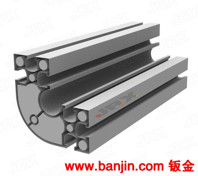 东莞铝型材厂家供应100*100欧标工业铝型材 灌胶机 机架铝型材