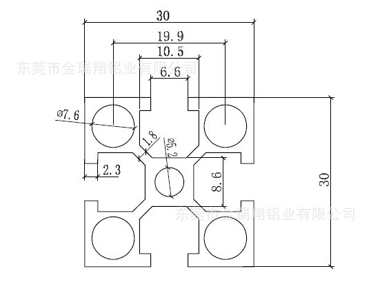 厂家直销 工业铝型材 流水线铝合金型材 工作台用铝型材