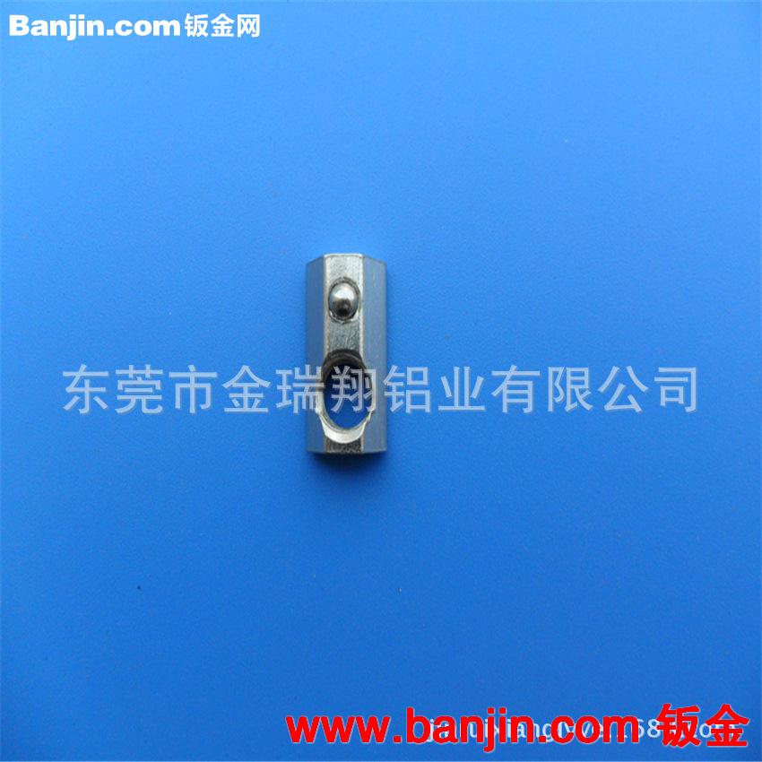 东莞螺母厂家直销 4040工业铝型材专用08M8方型螺母