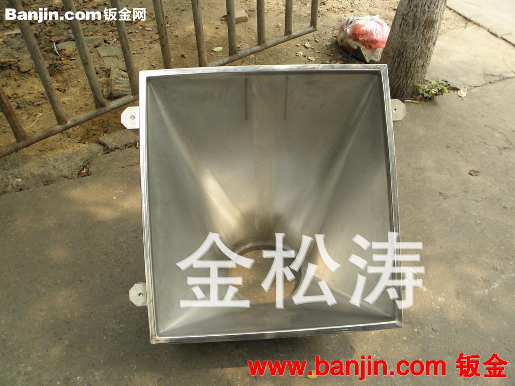 不锈钢钣金产品，方变圆，异型展开下料