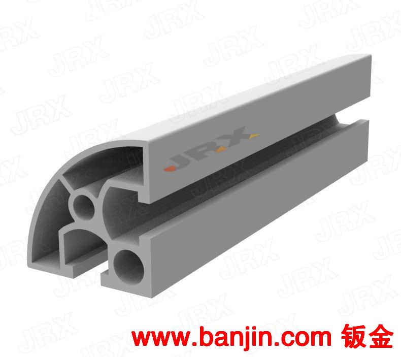 东莞铝型材厂家供应100*100欧标工业铝型材 灌胶机 机架铝型材