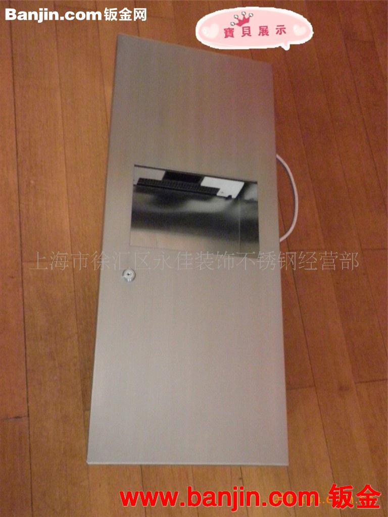 供应组合型暗装304不锈钢擦手纸架 手纸箱