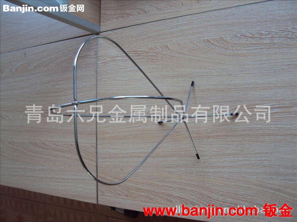 六兄批量生产假发支架，假发展示支架，铁丝镀铬展示架
