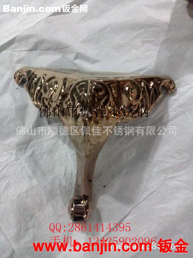 重庆夜场茶几脚  异形件不锈钢立柱 重庆娱乐夜场家具首选佩佳