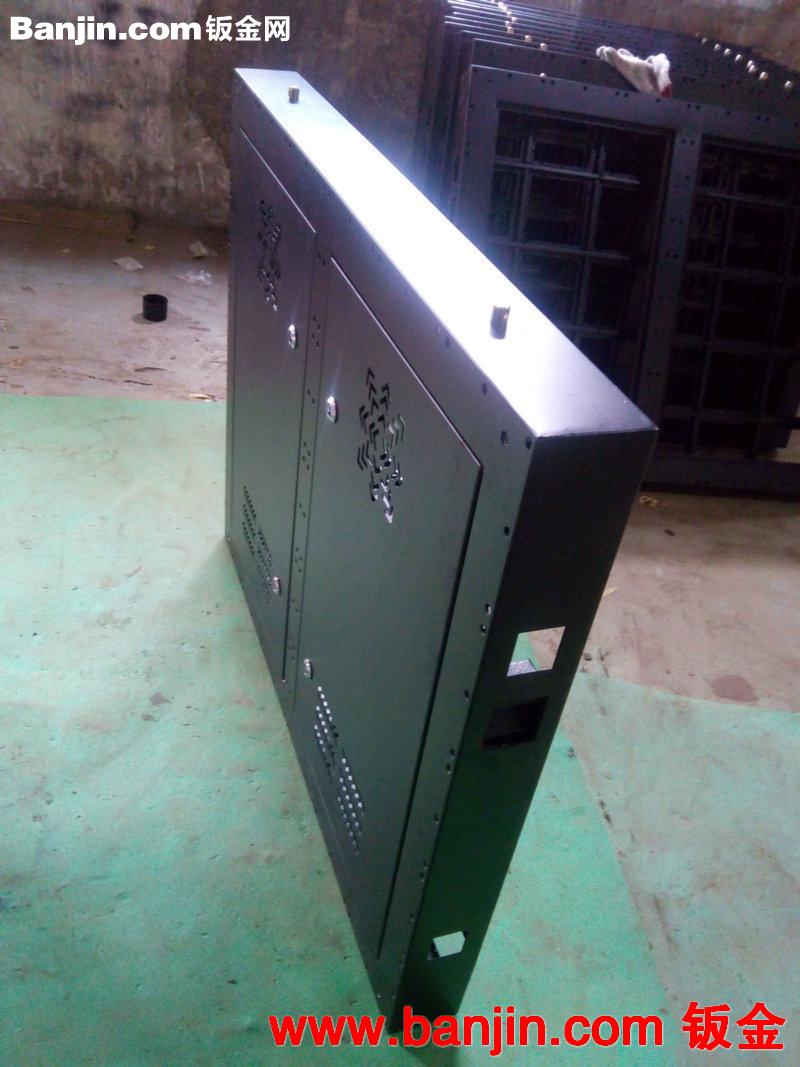 批量生产P10全彩简易带后盖铝箱体 显示屏箱体批发