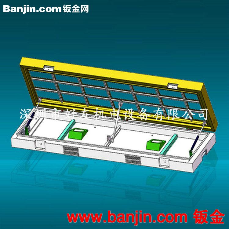 承接各种 喷漆高亮前翻led箱体
