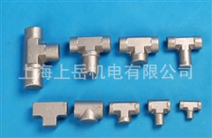 316L不锈钢焊接卡套接头毛坯锻件四通SAE-GB-ISO法兰冷锻异形毛坯