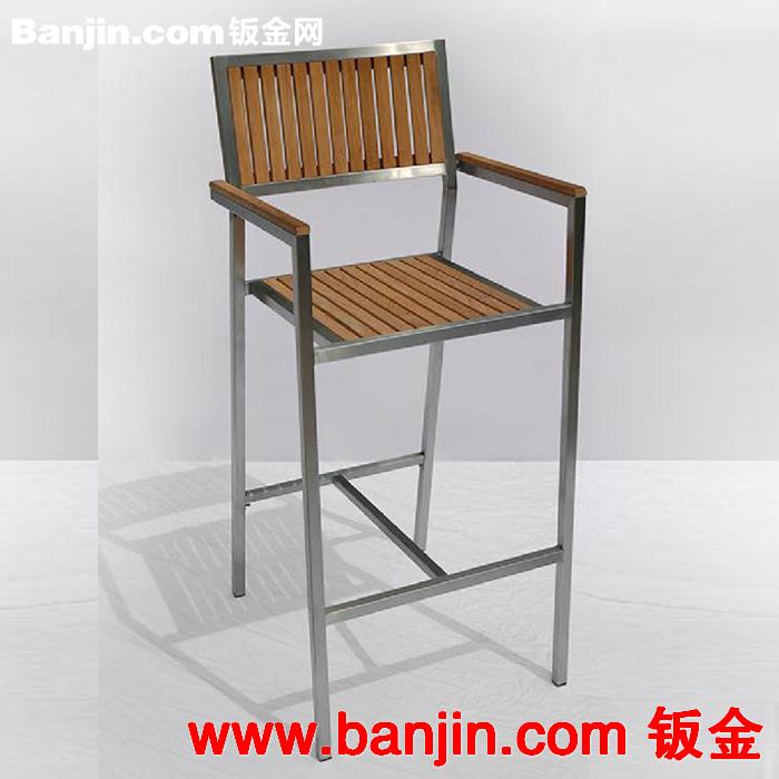 厂家供应优质户外钢木桌椅，柚木户外桌椅，不锈钢户外桌椅