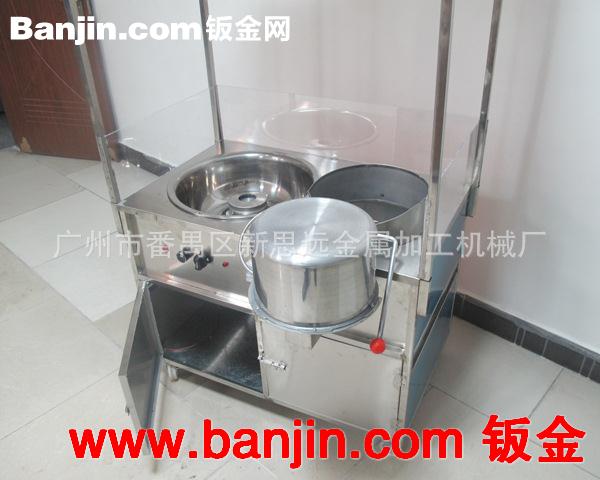 新品促销 番禺豪华型爆米花棉花糖组合机 两用彩色棉花糖机车