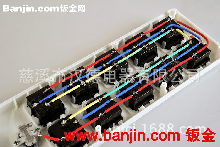 长期供应  501G10米接线板 接线板10米 喇叭接线板 接线板定做