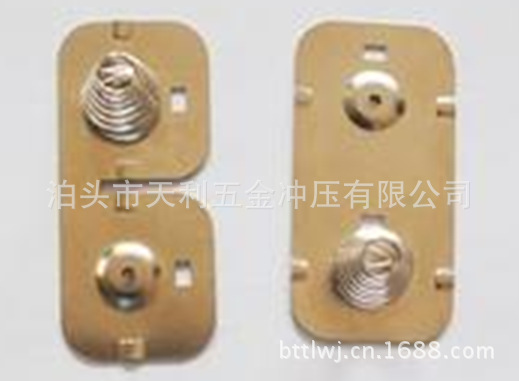 厂家直供电子五金配件正极片 负极片