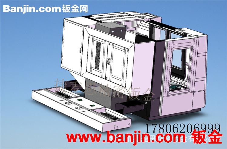 【实拍】钣金加工   数控机床外防护罩