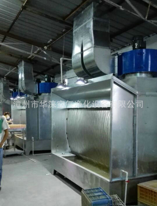 专业销售 MF2000环保验收活性碳水帘柜 水帘无尘喷漆设备