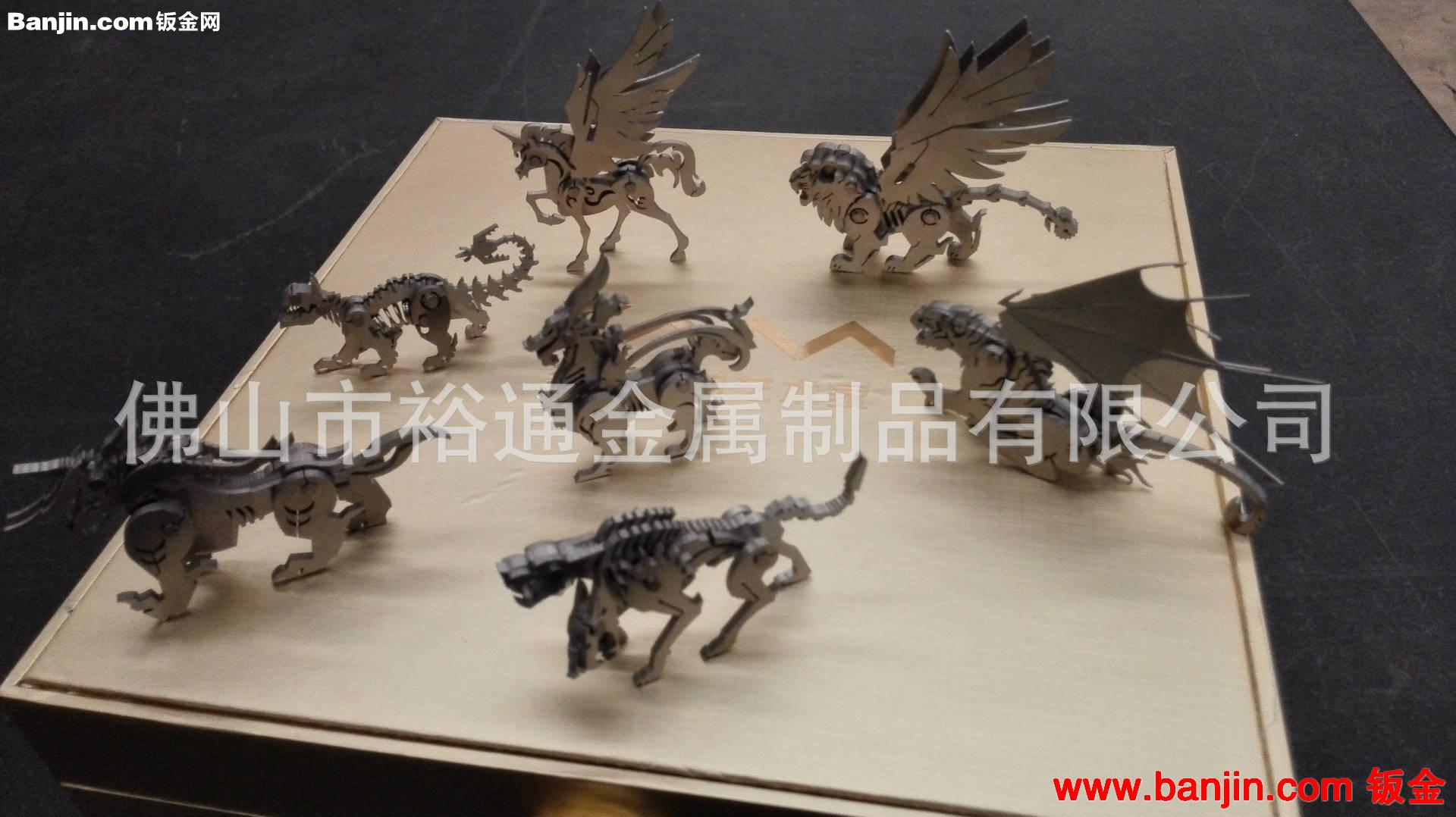 狮鹫 SH12X 动漫创意手办不锈钢幻兽玩具 不锈钢家居摆件