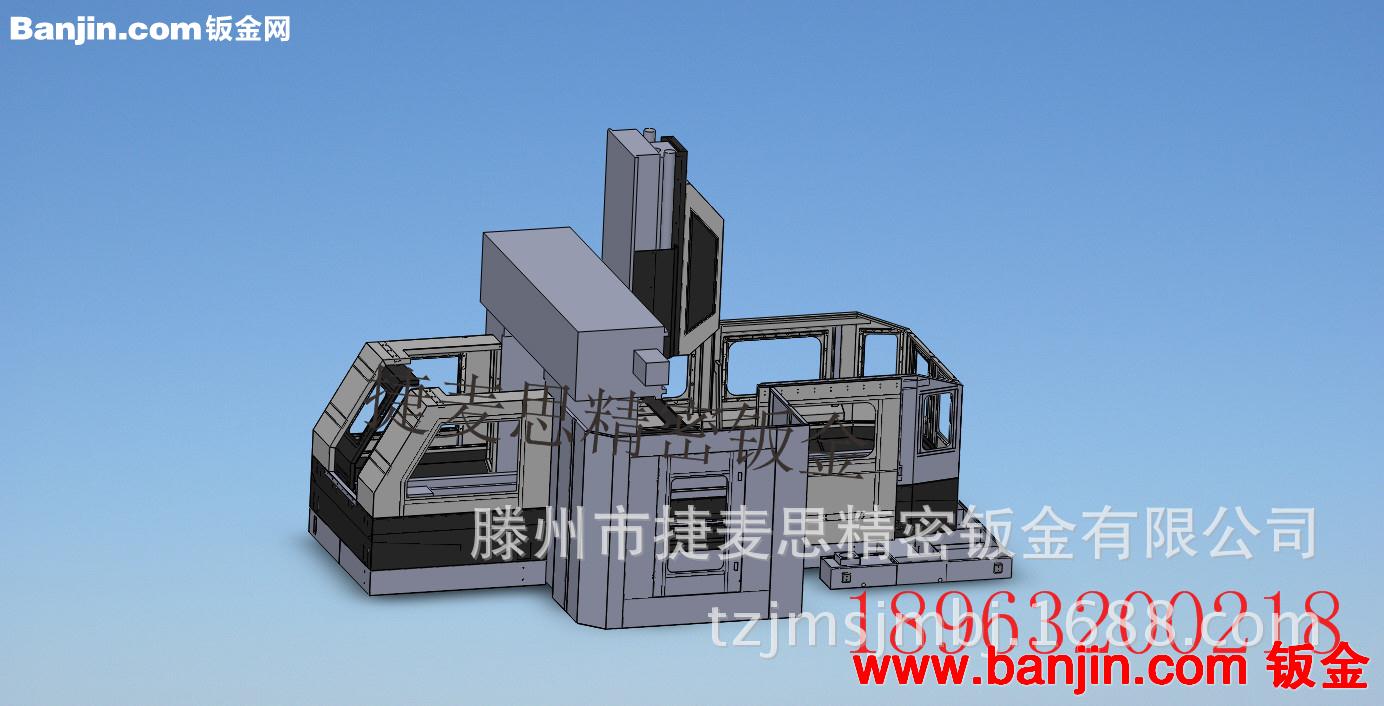 机加工精密数控防护罩 数控龙门铣 数控机床外壳40160钣金
