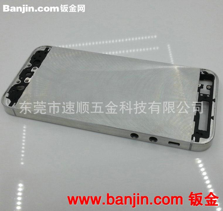 厂家提供CNC精加工苹果iphone6手机壳5代5S中框铝素材配件