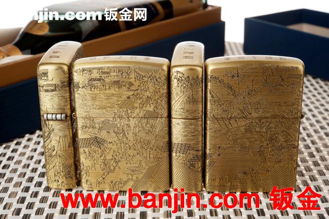 ZIPPO打火机原装正品  2012经典款 清明上河图 纯铜