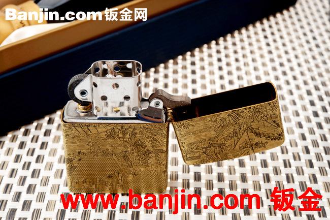 ZIPPO打火机原装正品  2012经典款 清明上河图 纯铜
