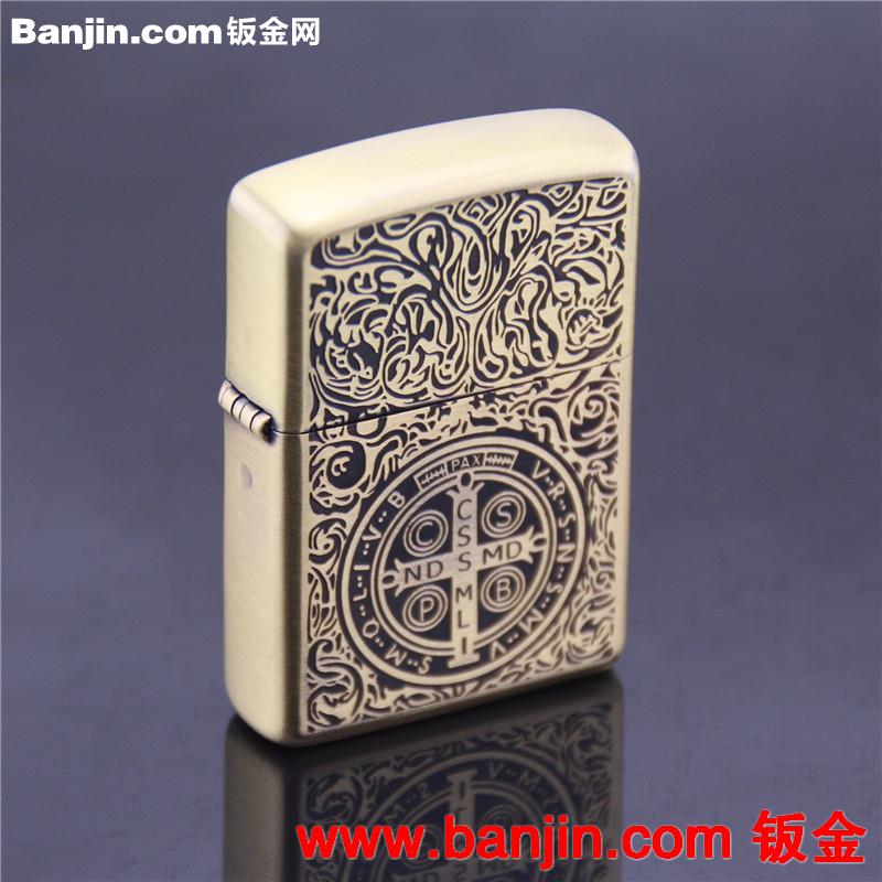 香港大亨D9009B康斯坦丁 高档铜壳高档煤油打火机 广告汽车礼品