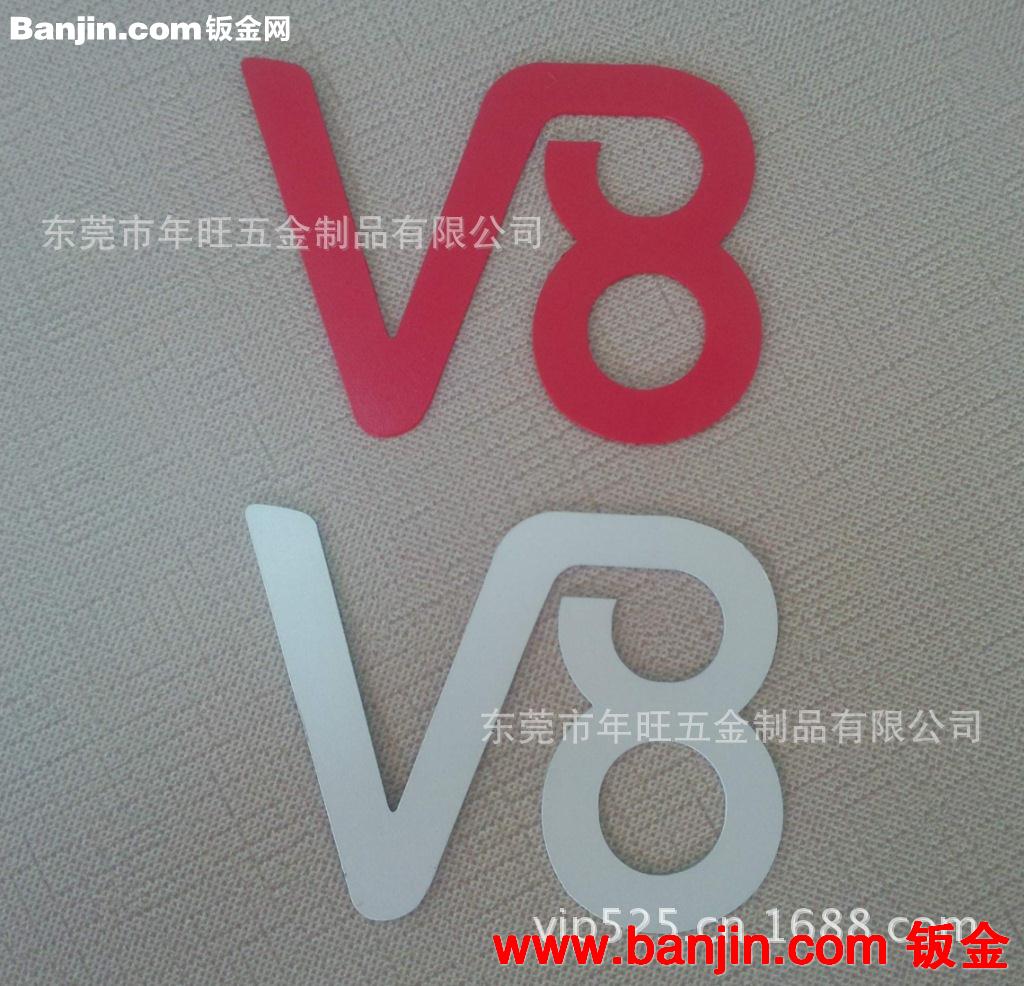不锈钢拉丝激光LOGO标牌 箱包皮具锌合金标牌 表面镀仿金