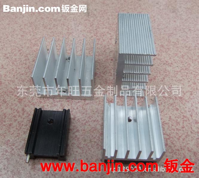 低价订做暖气片 散热器 铝型材 金属弹片 冲压件 车床件